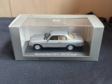 Minichamps 1/43 Mercedes-Benz 230C 280 Coupe Silver Diecast Model Used