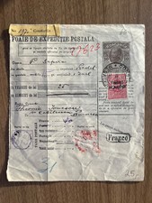 Modulo di spedizione postale Romania (Da Costanza a Bucarest, 1916) - Foaie de Expediție
