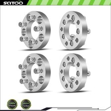 4x Wheel Spacers 5x4.5 To 5x100 1 12x1.5 For Toyota Camry Celica Chrysler Scion