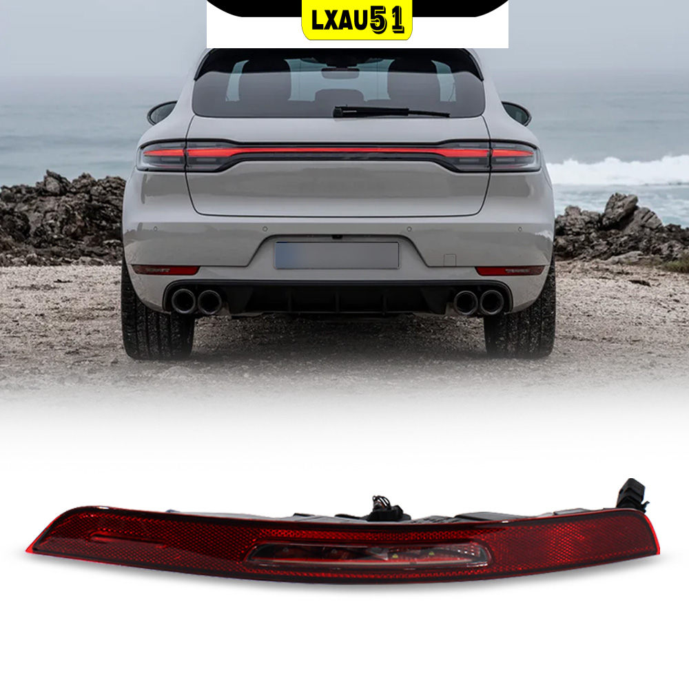 Left Rear Bumper Light Brake Lamp 5 Pins For Porsche Manca 2014-2020 US Model