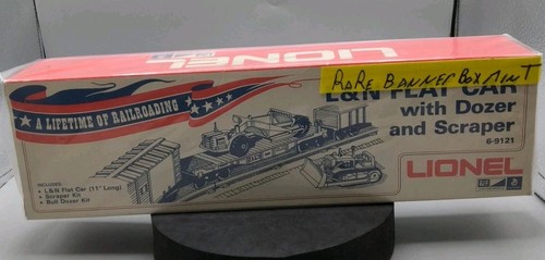 Tren de ferrocarril Lionel 6-9121 L&N vagón plano con topadora y raspador aún sellado | Zustand: New