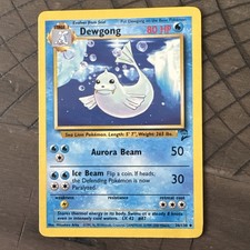 Pokemon TCG Dewgong Uncommon Base Set 2 36/130