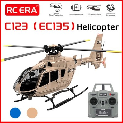 RC ERA C123(EC135) RC Helicopter 6CH 6-axis Gyro Dual Brushless Motor Airplane