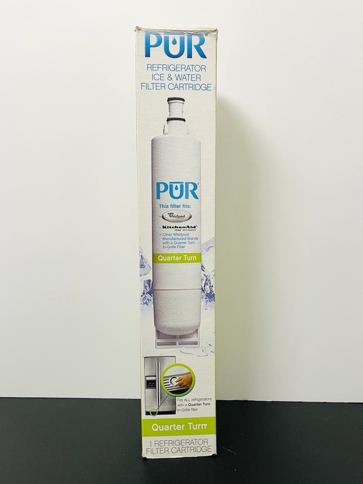 PUR Refrigerator Ice & Water Filter Cartridge Quarter Turn Whirlpool Kitchenaid