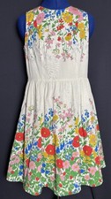 Boden Tara Fit And Flare Floral Sleeveless Dress US6 UK10 Tea Party Spring Dress