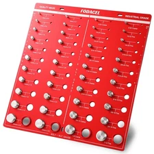 Thread Checker, 44 Nut and Bolt Thread Checker, Accurate Size, Thick Enough B...