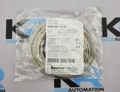 Baumer Electric IFRM 06P1701/PL Inductive Sensor 30VDC