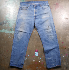 Vintage 70s 80s Levi's 505 XX Jeans USA Made 36x30 Faded Distressed Grunge Rare 