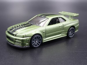 1999 02 Nissan Skyline Gtr Bnr34 Rare 1 64 Scale Diorama Diecast Model Car Ebay