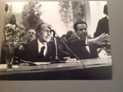 VALÉRY GISCARD D'ESTAING - PHOTO DE PRESSE ORIGINALE 18x24cm
