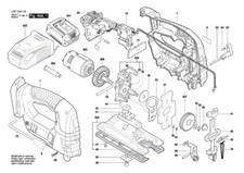 Bosch Ersatzteile für GST 18 V-LI B Akku-Stichsäge