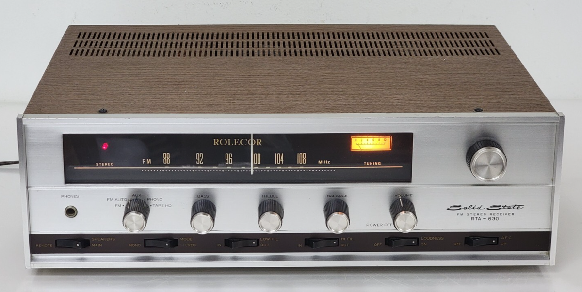 EXTREMELY RARE ROLECOR RTA-630 RECEIVER BY ROLAND (E.J. KORVETTE