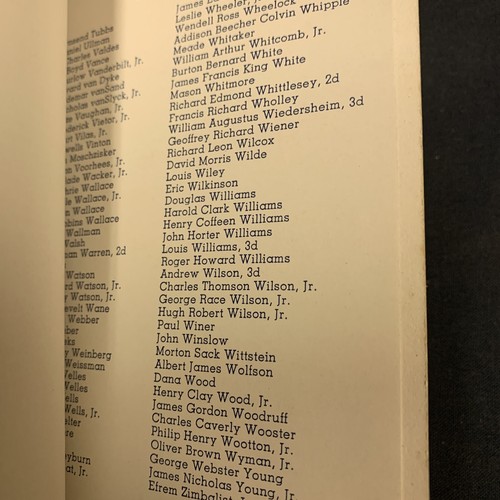 Pre-Owned Yale U 6-17 - 1940 Class Day Booklet Photo, 5 In Memoriam Cards U26G - Picture 6 of 12