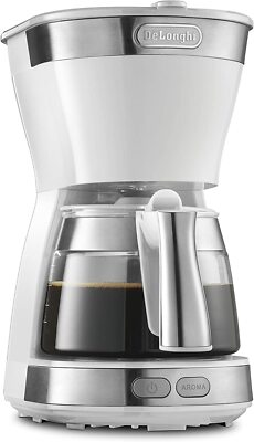ICM12011J-W DeLonghi Drip Coffee Maker White Active Series 5Cups ICM12011J 100V