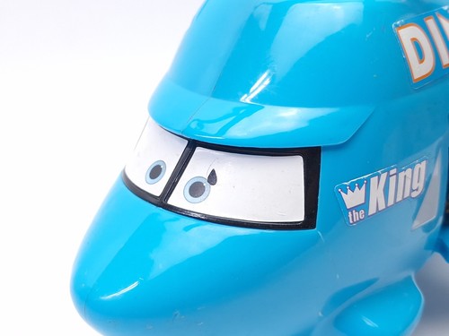 Disney Pixar Cars Le Roi Dinoco Hélicoptère Grand avec Son TESTÉ *LIRE* - Photo 4 sur 14
