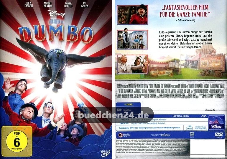 Dumbo - Walt Disney - (Colin Farrell + Danny DeVito) # DVD-NEU - Bild 3