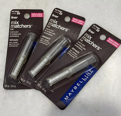 3 Maybelline Mix Matchers Liner - 20 Hot Fudge - 0.005 oz