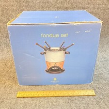 Fondue Set 23 Pc Copper Plated Stand Michael ...
