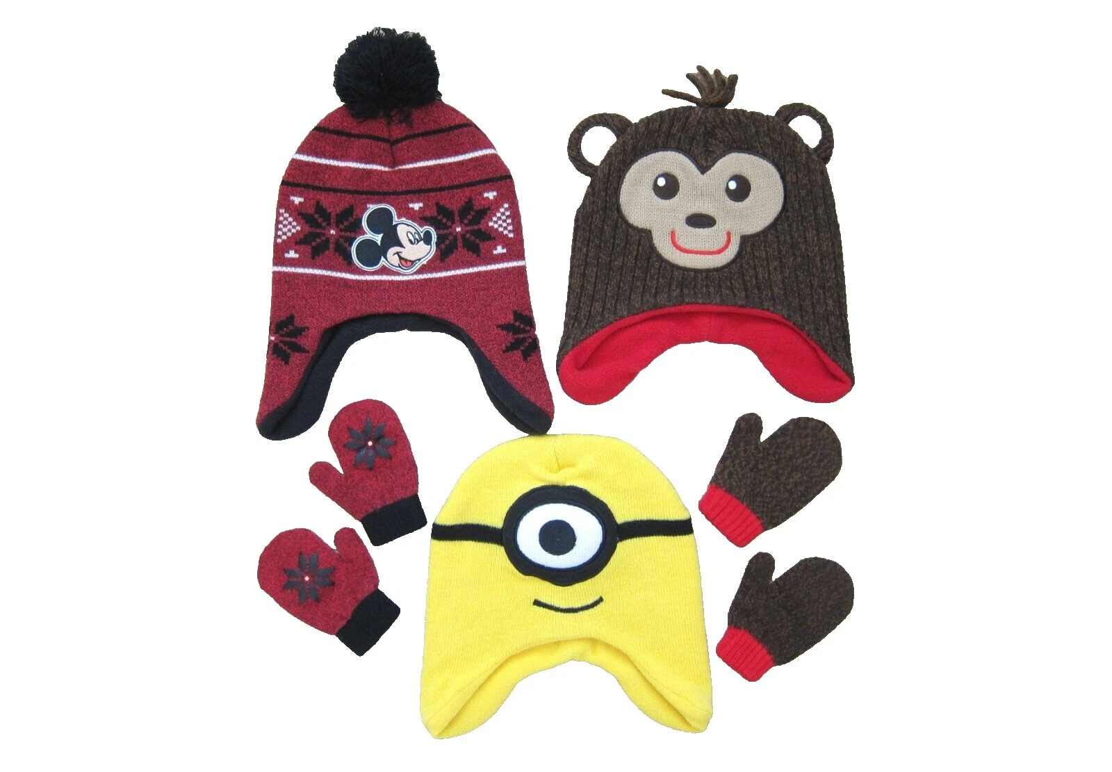 Minions Multicolor Baby Hats