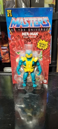 Masters of the Universe Origins MER-MAN Figure MOTU He-Man Mattel POP Classics