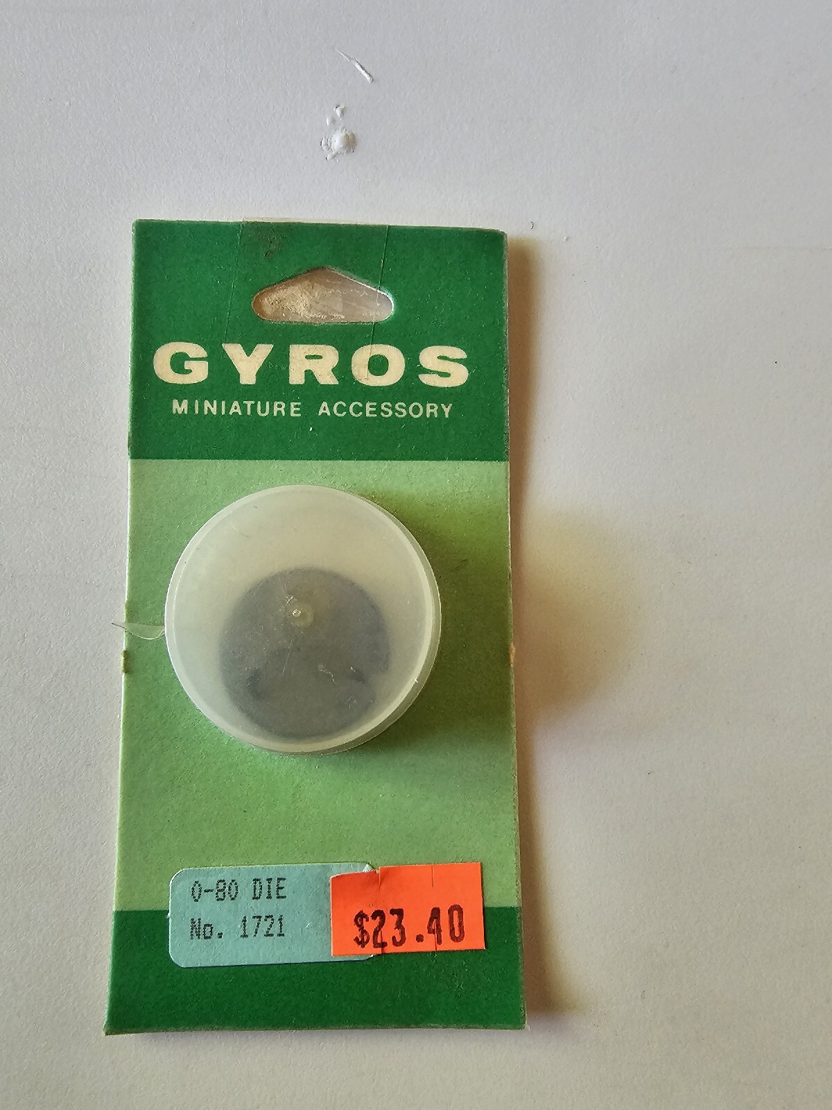 SEALED Gyros Miniature 0-80 Hand Threading Thread Die 13/16