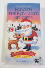 NEW Rudolph the Red-Nosed Reindeer TV Vintage 1993 VHS Tape Burl Ives Christmas