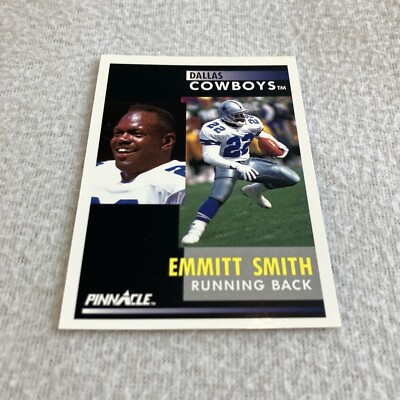 1991 Pinnacle Emmitt Smith #42 Football Card Dallas Cowboys NFL | eBay