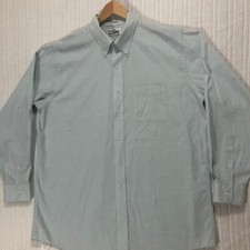 Sears Roebuck Oxford Button Down Dress Shirt Long Sleeve Mens 17 1/2