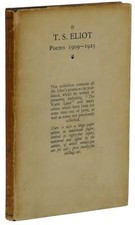 Poems 1909-1925 ~ T. S. ELIOT ~ First Edition ~ 1st ~ Prufrock & The Waste Land