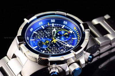 Invicta Aviator 50.5mm Blue Dial Multi-function Men's Watch 28111