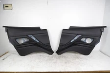 12-18 BMW 650I 640I F13 REAR LEFT & RIGHT DOOR PANEL COVER BLACK W/ STITCHING