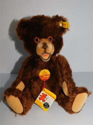 12'' STEIFF ORIGINAL TEDDY BEAR WITH TAGS BUTTON IN EAR