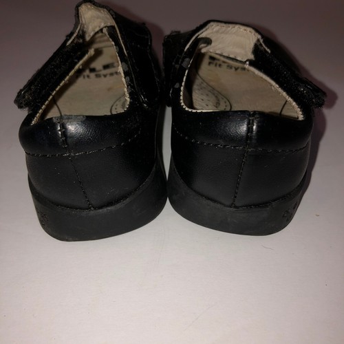 Pediped Bebé Niñas EE. UU. 5 UE 20 Negro Sistema Flex Ajuste Mary Jane Tacón Cojín Zapatos - Imagen 7 de 10