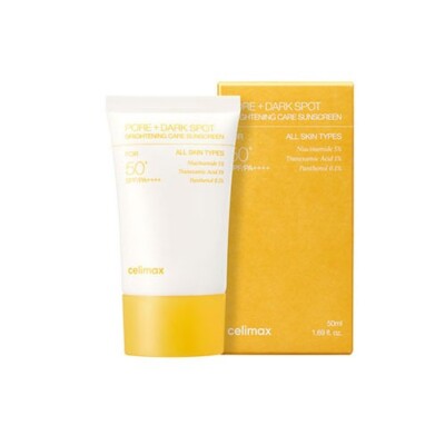 CELIMAX Pore+Dark Spot Brightening Care Sunscreen  50ml(SPF50+ PA++++) k-Beauty