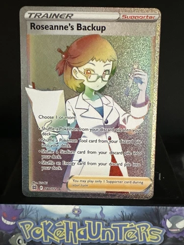 Pokemon Card Roseanne's Backup 180/172 Secret Rare Brilliant Stars Near Mint