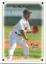 2007 Upper Deck Masterpieces #27 Daisuke Matsuzaka UD RC