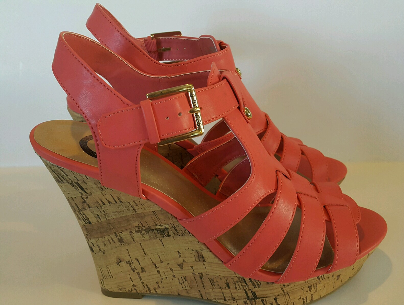 g by guess wedge sandals