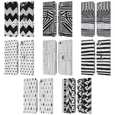 HEAD CASE DESIGNS BNW DOODLE LEATHER BOOK WALLET CASE FOR APPLE iPOD TOUCH MP3