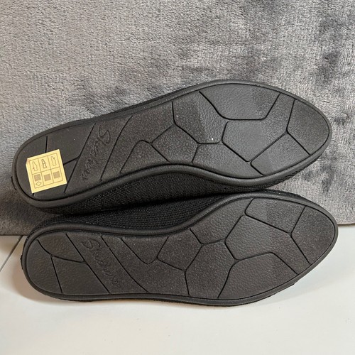 Skechers Cleo Love Spell Ballet Flats Comfort Shoes Stretch Black Womens 6.5 New - Picture 7 of 14