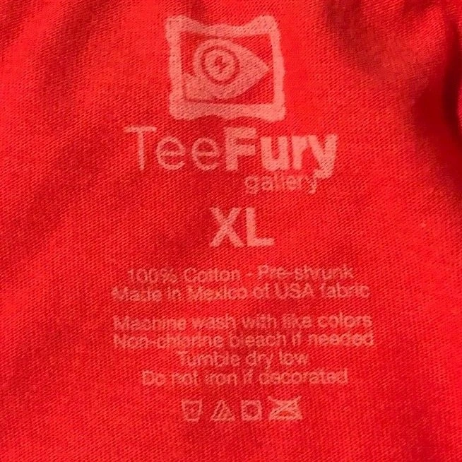 Tee Fury Youth XL Super Mario x TMNT Teenage Mutant Ninja Turtles T-Shirt EUC - Image 3 of 3