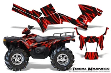 POLARIS SPORTSMAN 500 700 800 05-10 GRAPHICS KIT CREATORX TRIBAL MADNESS RED