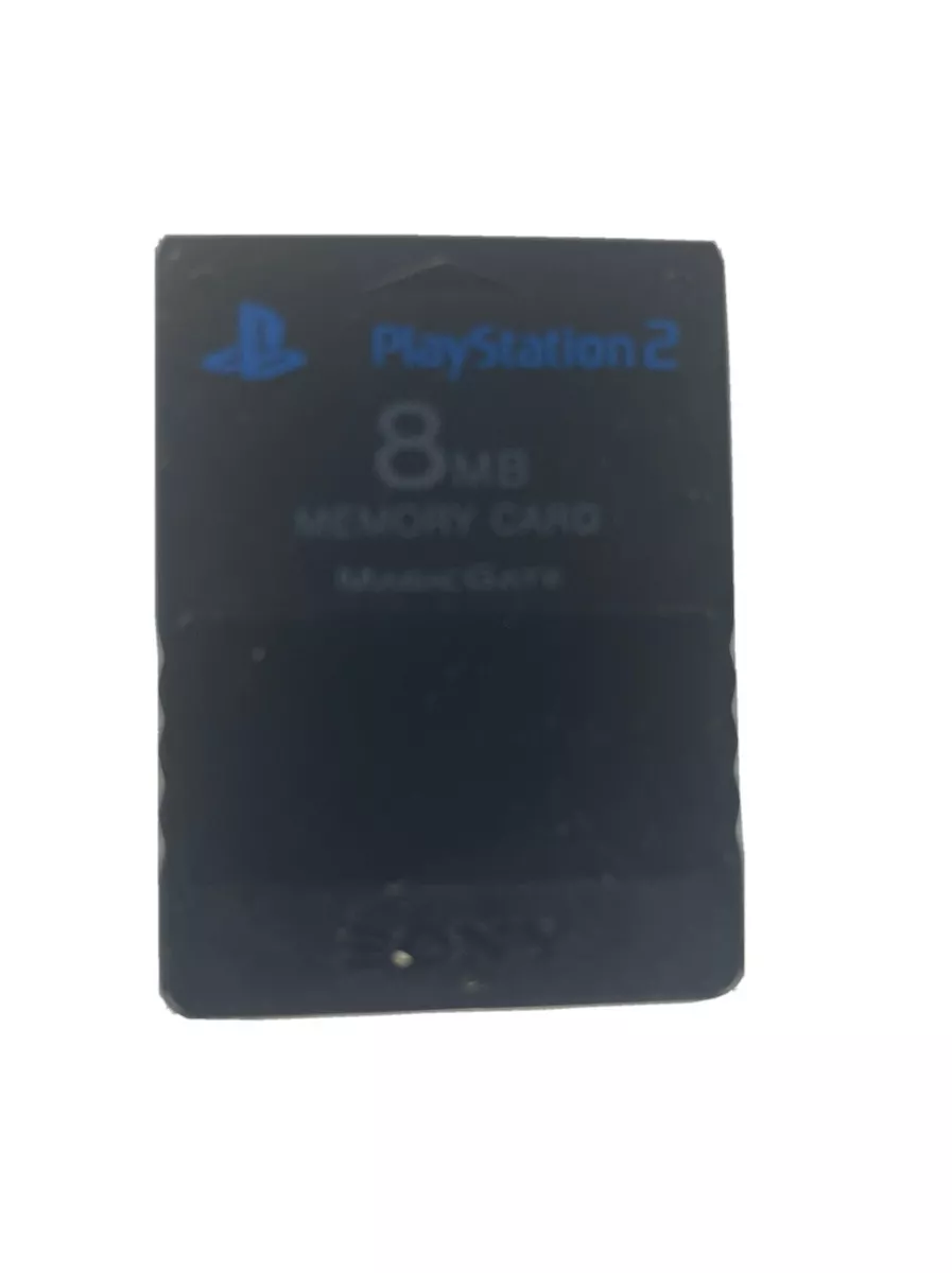 PlayStation 2 Official Sony 8mb Memory card - Black (PlayStation 2)