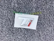 2Pc Alfa Romeo Giulia Stelvio Veloce TI Fender Badge Emblem Sticker Wings Chrome