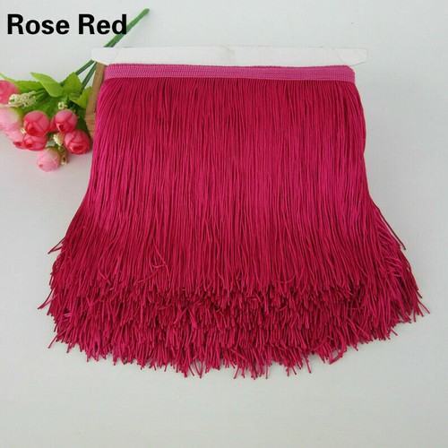 5M Curtain Fringe Lace Tassel Trim Ribbon DIY Sew Dress Curtain Accessories - Picture 11 of 15