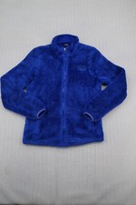 FILA Fleece Jacket Girls 16 Extra Large Blue Full Zip Mock Neck