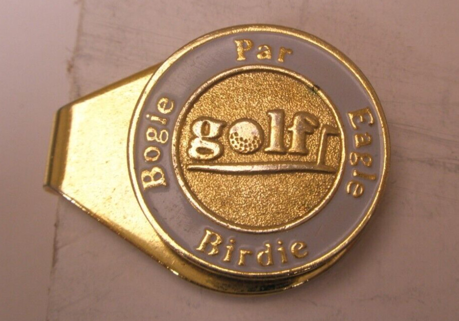 Golf Marker Birdie Bogie Par Eagle Vintage Hat Clip o12