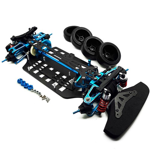 New Alloy & Metal Shaft Drive 1/10 RC 4WD Touring Car Frame Kit for TT01 TT01E - Picture 12 of 12