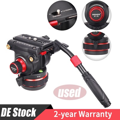 GEEHOPE DF-12D Professional Fluid Head für Hochleistungsstativ DSLR-Used