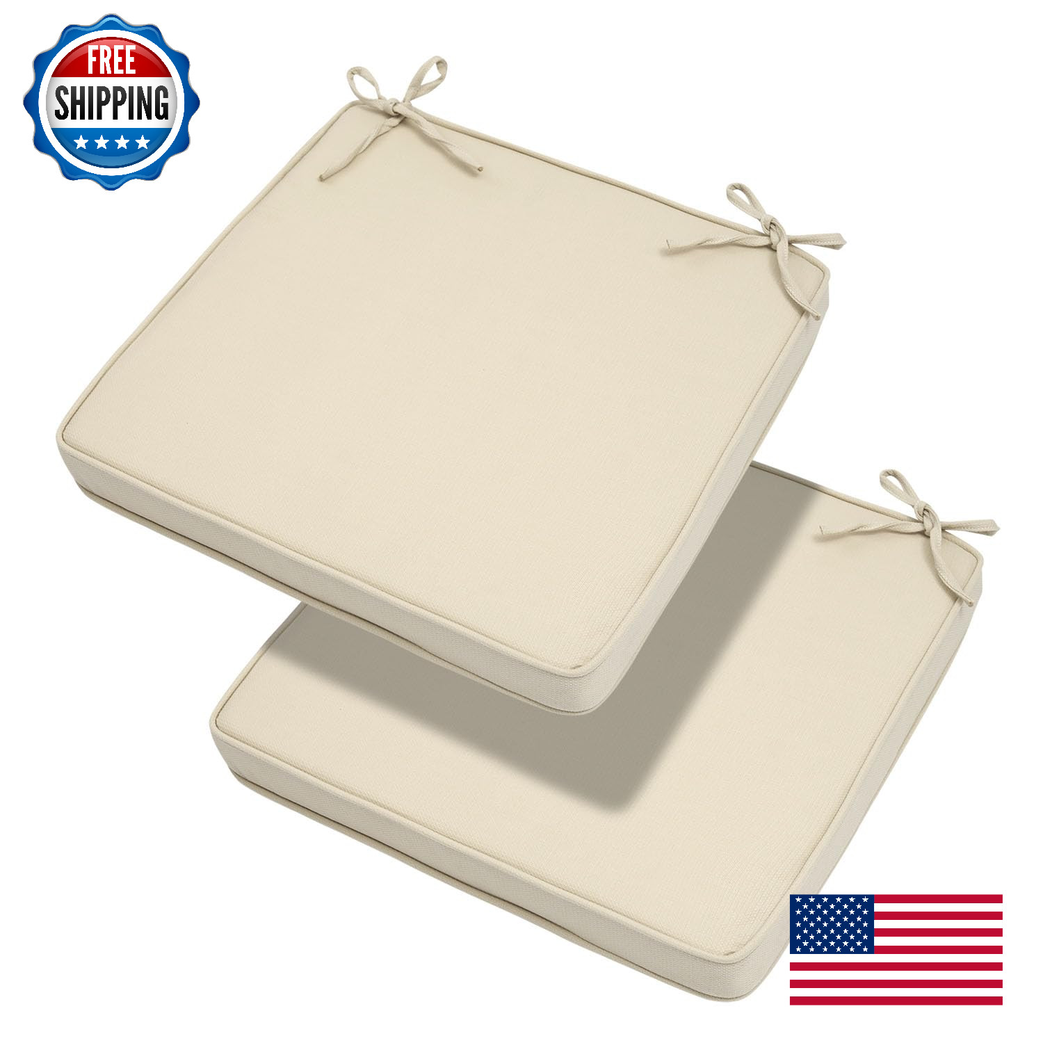 Cushion 18"x18"x2.5" 2-pack Fade Resistan