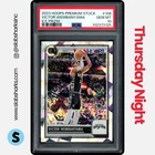 2023 PANINI HOOPS PREMIUM STOCK #108 VICTOR WEMBANYAMA ICE PRIZM RC PSA 10